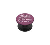So God Makes Boy Mom Merch,Christian Boy Mom Jesus Boy Mama PopSockets PopGrip Adhesivo