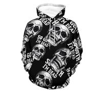 So Goth I'm Dead - Sudadera unisex con capucha y bolsillo de manga larga, Estilo:, L