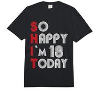 So Happy Im 18 Today 18 Cumpleaños 18 Años 18 Cumpleaños Comfort Colors Adult Heavyweight T-Shirt