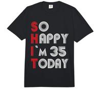 So Happy Im 35 Today 35 Cumpleaños 35 Años 35 Cumpleaños Comfort Colors Adult Heavyweight T-Shirt