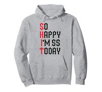 So Happy I'm 55 Today Funny 55th Birthday Chistes 55 Cumpleaños Sudadera con Capucha