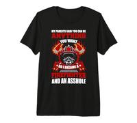 So I Became A Firefighter Funny Fireman Firefighters Lovers Camiseta Premium