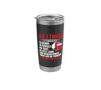 So I Think That Just Drive A Truck Funny Trucking Trucker Vaso térmico de acero inoxidable de doble pared