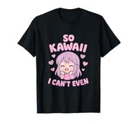 So Kawaii I Cant Even Anime Chibi Gráfico Pastel Camiseta