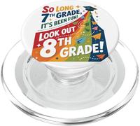 So Long 7th Grade Look out 8th Grade Graduación Escolar PopSockets PopGrip para MagSafe