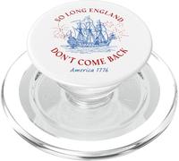 So Long England Don't Come Back: USA Independence Humor 1776 PopSockets PopGrip para MagSafe