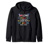 So Long Kindergarten 1st Grade Funny Back To School Sudadera con Capucha