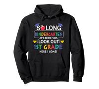 So Long Kindergarten 1st Grade Funny Back To School Sudadera con Capucha