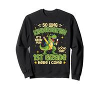 So Long Kindergarten Look out 1er Grado Here I Come Dinosaurio Sudadera