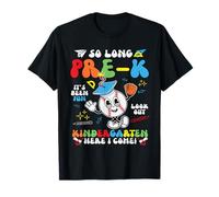 So Long Prek It's Been Fun Look Out Kindergarten Here I come Camiseta