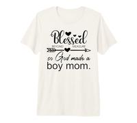 So Made God a Boy Mom Merch,Christian Boy Mom Jesus Boy Mama Camiseta Premium