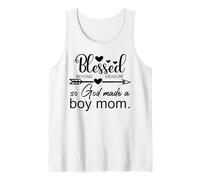 So Made God a Boy Mom Merch,Christian Boy Mom Jesus Boy Mama Camiseta sin Mangas