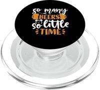 So Many Beers So Little Time Team Drinking Beer Lover PopSockets PopGrip para MagSafe