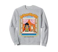 So Many Dips Cat Sarcastic Retro Vintage Funny Adult Humor Sudadera