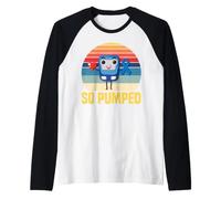 So Pumped I Bomba de insulina Diabético Tipo 1 Conciencia de la Diabetes Camiseta Manga Raglan