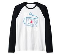 So Pumped I Bomba de insulina Diabético Tipo 1 Conciencia de la Diabetes Camiseta Manga Raglan
