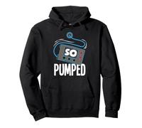 So Pumped I Bomba de insulina Diabético Tipo 1 Conciencia de la Diabetes Sudadera con Capucha