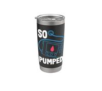 So Pumped I Bomba de insulina Diabético Tipo 1 Conciencia de la diabetes Vaso térmico de acero inoxidable de doble pared
