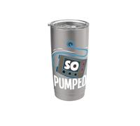 So Pumped I Bomba de insulina Diabético Tipo 1 Conciencia de la diabetes Vaso térmico de acero inoxidable de doble pared