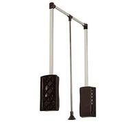 SO-Tech® Barra Colgador basculante Barra abatible para Armario Ancho Adaptable de 450-1150 mm Negro