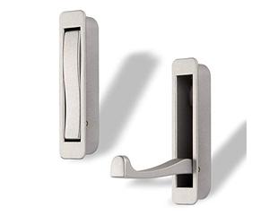 SO-TECH® Gancho moderno Plegable "Zilly" Perchero Plegable Cromado Mate 80 x20 mm