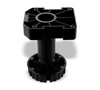 SO-Tech® Juego de 4 Zócalo Mueble Cocina Patas Plásticas Pies para Mueble Patas Regulables Alto 125 mm