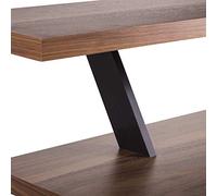 SO-Tech® Soporte para Mostrador Barra Counter Diseño Cumple Función Aluminio Anodizado Masivo Negro/Altura 178 mm/Inclinado 60° - Soporte para Mostrador