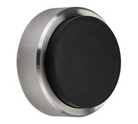 SO-TECH® Tope de Puerta Hermes Altura 15,5 mm Acero Fino Real Ø 40 mm con Amortiguador Ø 33 mm