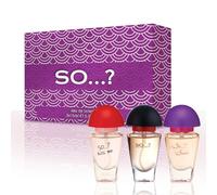 So…? Three for Me Eau de Toilette - Juego de regalo de perfume para mujer, tamaño de viaje (3 x 15 ml)
