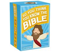 SO YOU THINK YOU KNOW THE BIBLE, Un divertido juego de preguntas para familias, becas y estudio bíblico, gran regalo cristiano