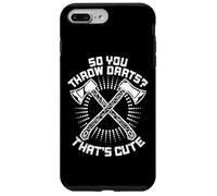 So You Throw Darts That's Cute Hatchet Target Axe Throwing Carcasa para iPhone 7 Plus/8 Plus