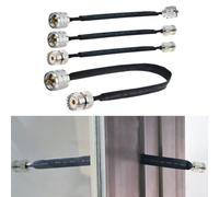 SO239 a PL259 Cable coaxial de 50 ohmios Extensión de 25CM para equipos de prueba de componentes de microondas GSM Navegación GPS Aplicaciones de antena de comunicación inalámbrica (B)