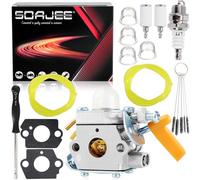 SOAJEE Carburador compatible con Homelite UT26HBV UT26HBVEMC 26B Blower Vacuum UT-26HBV UT-26HBVEMC UT26BVL3VNM UT26BVL3EMCVNM UT-33600A 32601A 26cc EHCPS 0264AT 0264OF 26cc 6CS Weedee. ater