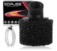 SOAJEE Filtro de aire negro en ángulo de 1.25 pulgadas y 32 mm para motor GY6 de 50 cc - 90 cc 110 cc 125 cc 150 cc para motocicleta ATV Scooter Go Kart Mini Pocket Pit Dirt Racing Super Bike XR50