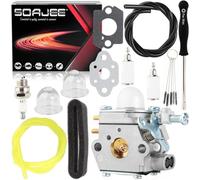 SOAJEE Y2560 YM21CS - Carburador para máquinas Yard Man Y25 Y25B Y25BT Y25PB Y60 Y125 Y128 Y2500 Y2530 Y2550EC Y2580 Y2700EC Y2900EC YM71SS Soplador Cultivador H142A-25A-04 753-06190