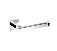 soak Accesorio de baño: Moderno porta rollo de papel higiénico cuadrado y acabado cromado
