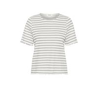 SOAKED IN LUXURY Camiseta 'SLEleanora' gris / blanco XXL gris / blanco