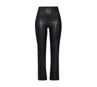 Soaked in Luxury SLKaylee PU Kickflare Pants Pantalones, Black, 42 De Las Mujeres