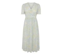 SOAKED IN LUXURY Vestido 'Amela' beige / azul ahumado / amarillo 38 beige / azul ahumado / amarillo