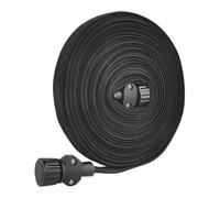 Soakerschlauch - Tubo de manguera para jardín | Aspersor Soaker, tubo de goteo plano, cauteloso, resistente a los zócalos, extensible, doble capa, 50 pies, portátil para riego de jardín, invernadero