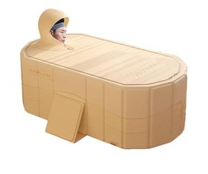 Soaking Tub Adult | Large Capacity Portable Bathtub, Reusable SPA Bathing Tub, Folding Soaking Tub for Adults and Children, Comfortable Bathroom Tub for Soaking & Relaxation