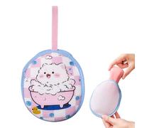 Soap Bag - Mesh Soap Saver, Shower Foaming Pouch with Rich Lather Skin Cleansing Scrub Function Feature, Ideal for Bathroom Shower Dorm Travel Bath Routine for Women Men Teens Students