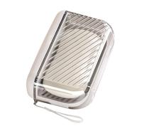 Soap Box - Soap Containers Cases, Secure Latched Tight Fastening, Ventilation Slotted Water Sifter, Slim Profile Design, Hygiene Accessories Supply, Perfect for Personal Care