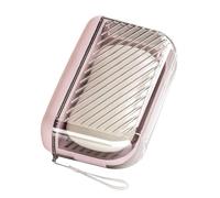 Soap Case - Soap Container with Lid, Portable Leakproof Holder, Double Layer Liquid Containment, Removable Internal Drying Tray, Personal Grooming Accessory for Daily Routine Use