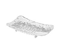 Soap Dish - Self Draining Bar Holder, Decorative Countertop Saver with Anti-Slip Suction Base, Rapid Drying Slotted Reservoir, Ideal for Bathroom Shower Bathtub Kitchen Sink Hotel Stays