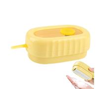 Soap Dispensing Brush, Shoe Cleaning Brush, 4.33x2.76in Upholstery Scrubber, Built in Soap Dispenser, Ergonomic Design for Shoes, Clothes, Furniture, Boots, Carpets, Bathroom Upholstery