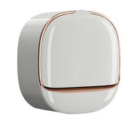 Soap Holder - Adhesive Wall Mount Rack with Drain Tray | No Drill Waterproof Soap Dish Organizer Space Saving Design for Bathroom, Shower, Bathtub or Countertop Storage Solutions, 4.84x1.97x4.76in