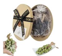 Soap on a Rope - Grape Soap on a Rope, Advanced HandmadeGrape Shaped Soaps, Grape ClusterSoap for Face, Body Shower (20 grapes,Black)