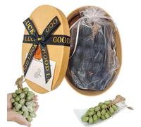 Soap on a Rope - Grape Soap on a Rope, Advanced HandmadeGrape Shaped Soaps, Grape ClusterSoap for Face, Body Shower (40 grapes,Black)