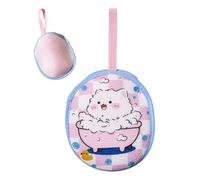 Soap Saver Bag - Bolsa de malla para niños, foaming Soap Scrubber Sleeve con Quick Dry Hanging Loop Gentle Skin Pulishing Lather Booster, ideal para baño de la casa rutina de viaje o gimnasio College